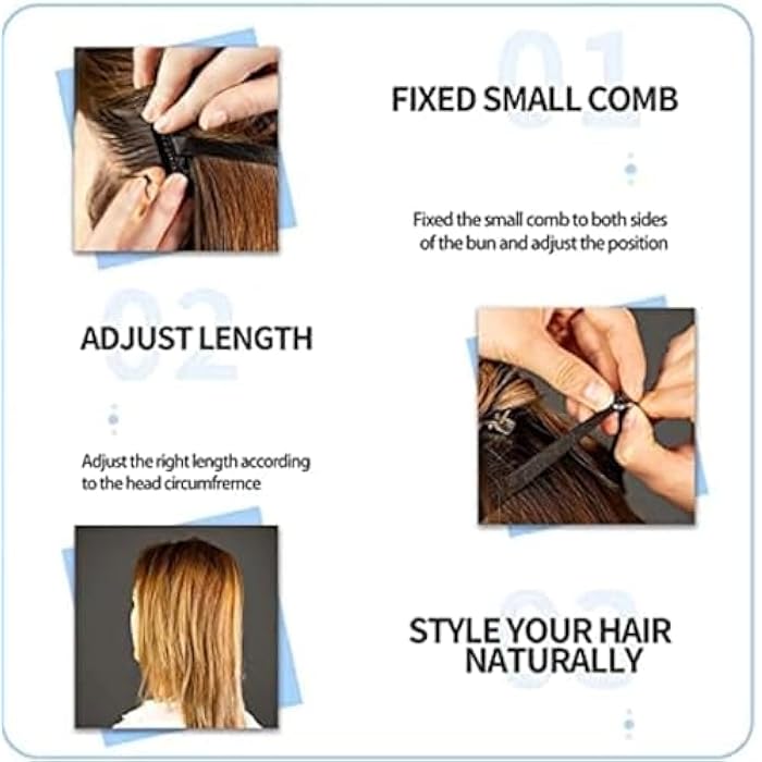 fashion mania 2 Pcs Face Lift Tapes and Bands, Facelift Bands with Clips, Face Lift Tapes and Bands with Clip (Black) - Image 4